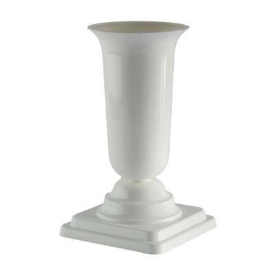 Горшок пластиковый "Вазон Р" для цветов 2л, белый