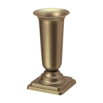 Горшок пластиковый "Вазон Р" для цветов 2л, золотой