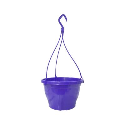 Кашпо подвесное, фиолетовое, ø 23см, высота 14см, объём 3.7л
