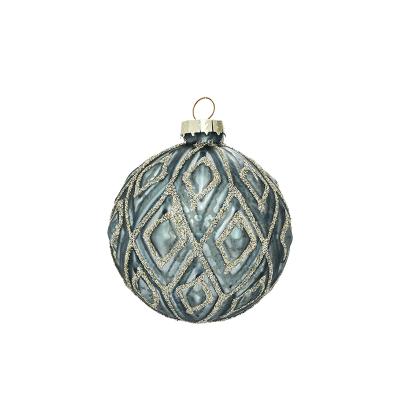 Шар елочный стекл. [5684-19]