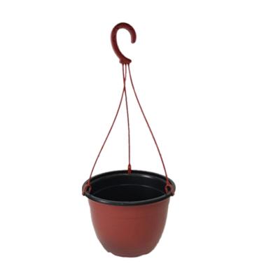 Кашпо подвесное, терракотовое, ø 22см, высота 15см, объём 3.5л. формованное