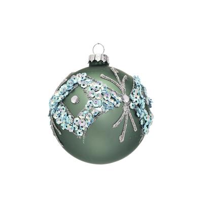 Шар елочный стекл. [5969-19]