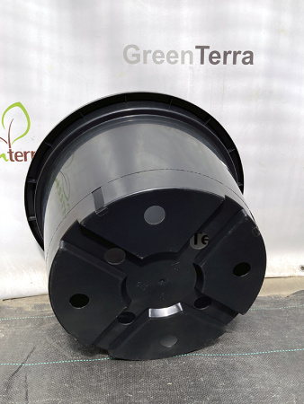 Горшок круглый под саженцы 35л, ø 44см, высота 32 см