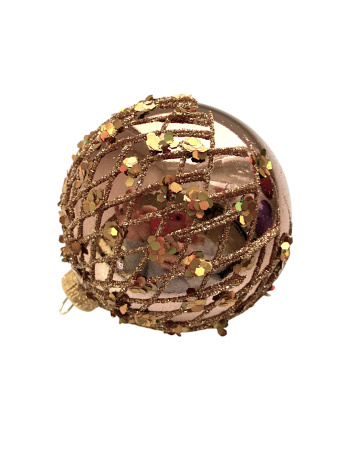 Шар пластиковый декорированный