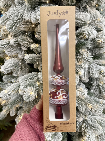 Верхушка на елку декорированная