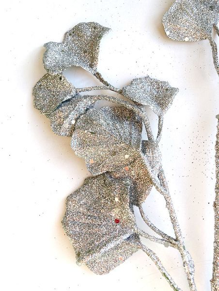 Украшение елочное "Ветка гинкго" 66см 