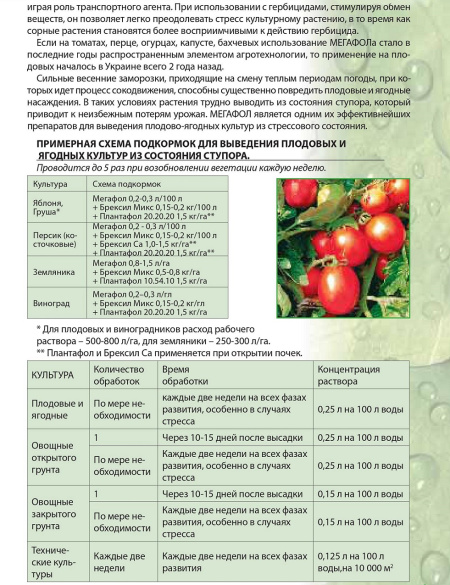 Антистрессовый препарат Мегафол (MEGAFOL), 1л