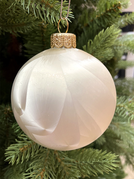 Шар елочный стекл. 8 см, [56]