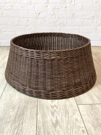 Корзина 65см плетёная под ёлку, разные цвета