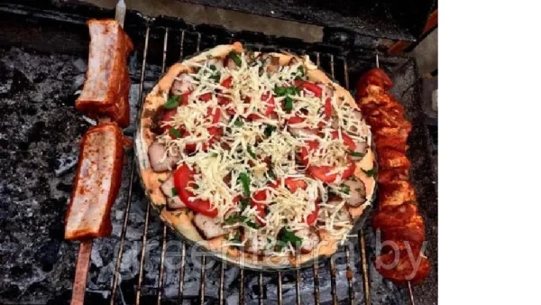 Кованый мангал (гриль, барбекю, очаг, коптильня) "Монреаль"