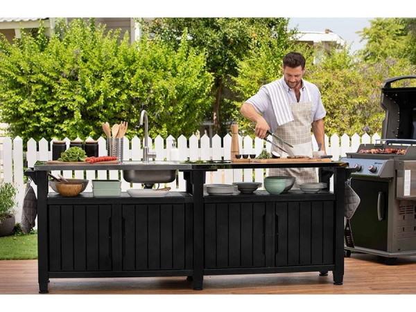 Стол для гриля "Unity Chef", графит [249459]