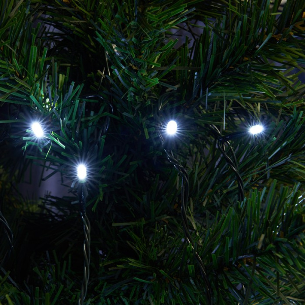 Светодиодная гирлянда Feron CL07 400LED белый, 40м, c эффектом стробов, IP 44 [32317]