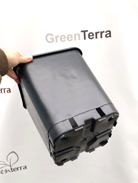 Высокий горшок для роз 11л, 22*22*26 см