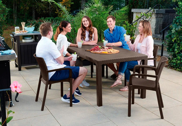 Пластиковый стул Bali, коричневый [230670]