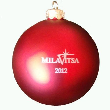 Шары елочные пластиковые для нанесения логотипа