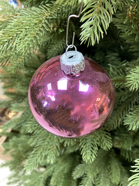 Шар елочный стекл. 8 см, [68]