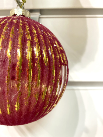 Шар елочный стекл. 10см [20497-10/C19]