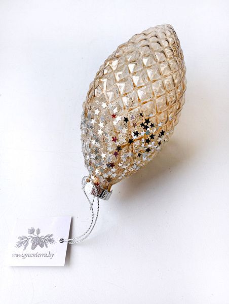 Игрушка елочная стекл. [0209-23]