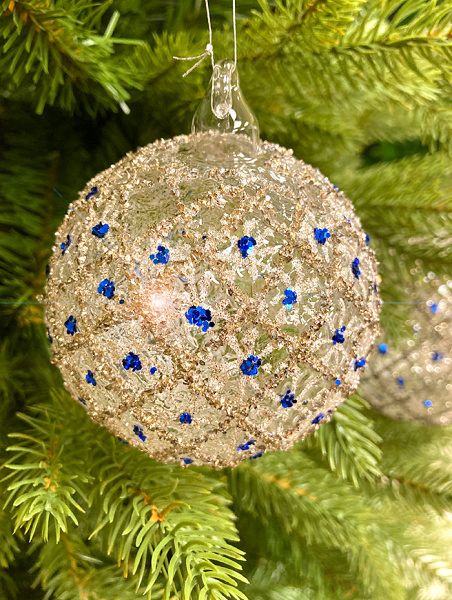 Шар елочный стекл. [62790]