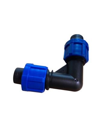 Угловое соединение для капельной ленты