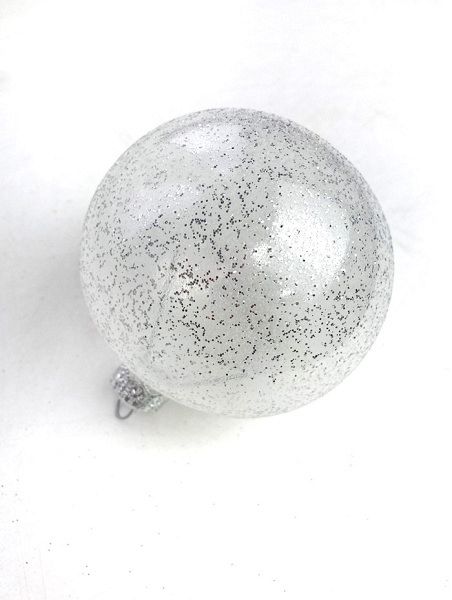 Шар елочный стекл. 8 см, [G-233s]