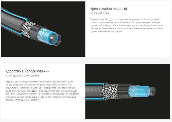 Шланг поливочный Cellfast HOBBY ATS 1/2"