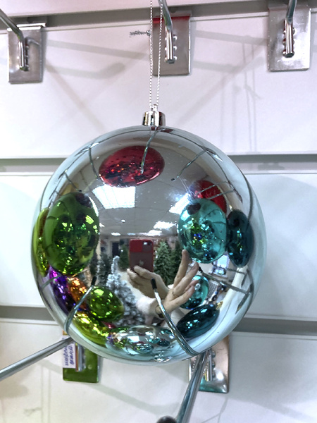 Шары пластиковые, глянец голубой а