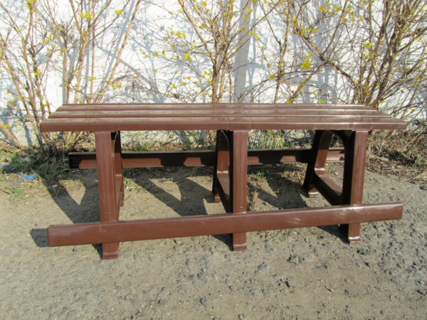 Скамейка садовая без спинки [120-0040 №3]