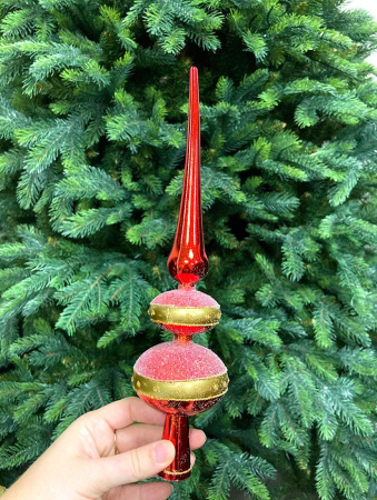 Верхушка на елку декорированная
