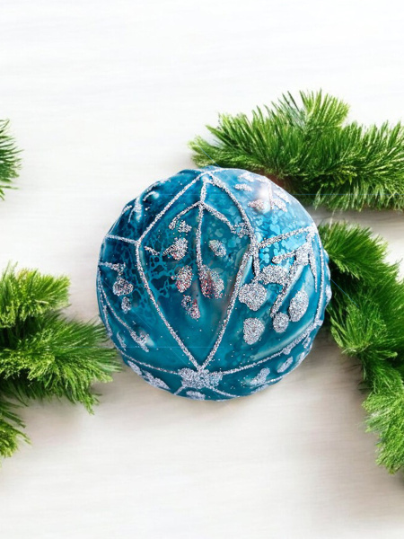 Шар елочный стекл. [5684-51]