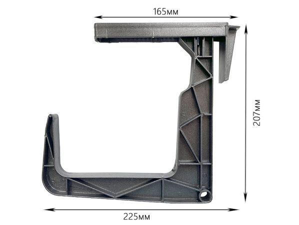 Крепление для балконного ящика белое