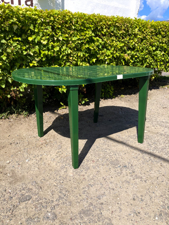 Стол овальный пластмассовый [130-0021]