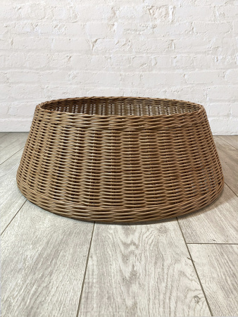 Корзина 65см плетёная под ёлку, разные цвета