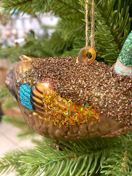 Игрушка елочная стекл. [55723]