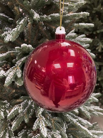 Шары пластиковые, бордо опал