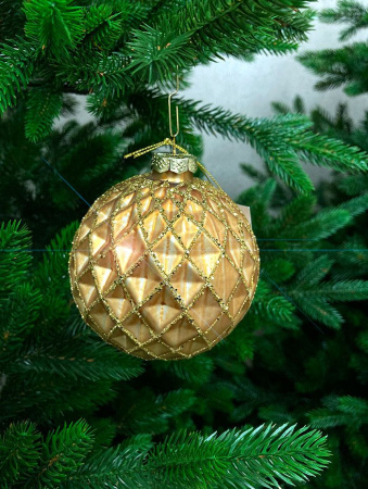 Шар елочный стекл. [0195-2]
