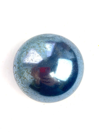 Шар елочный стекл. "Текстурный" 8 см, [125]