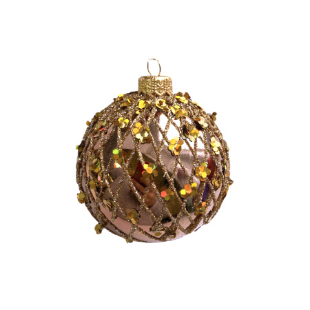 Шар пластиковый декорированный