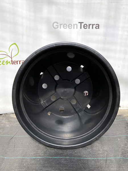 Горшок круглый под саженцы 35л, ø 44см, высота 32 см