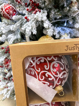 Шар пластиковый декорированный