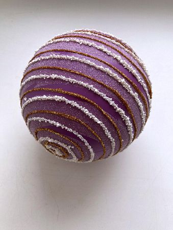 Шар пластиковый декорированный