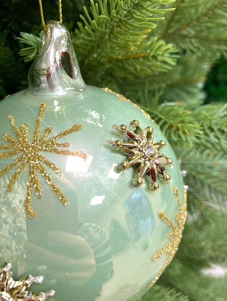 Шар елочный стекл. [59182]