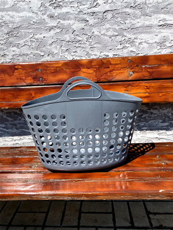 Корзина пластиковая Unibag (серая)