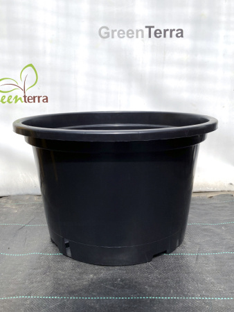Горшок круглый под саженцы 35л, ø 44см, высота 32 см