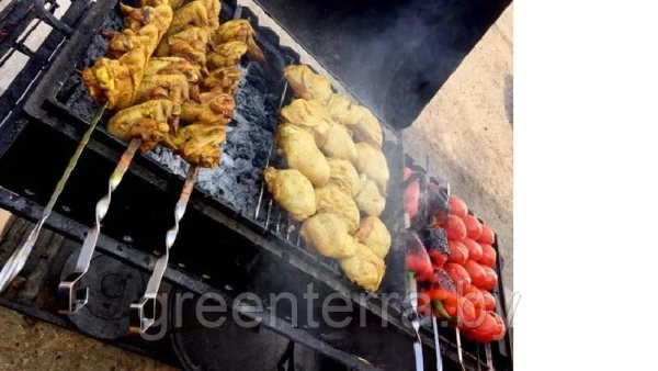 Кованый мангал (гриль, барбекю, очаг, коптильня) "Монреаль"