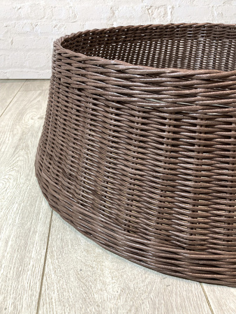 Корзина 65см плетёная под ёлку, разные цвета