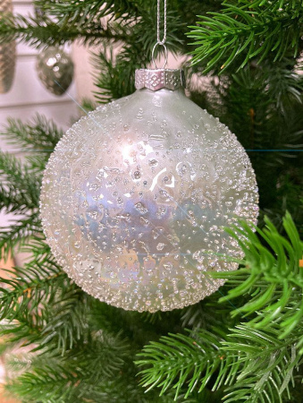 Шар елочный стекл. [5983-1]