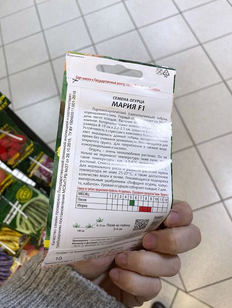 Огурец Мария F1