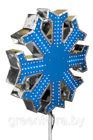 Макушка на искусственную ель "Снежинка Стандарт" синий