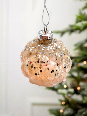 Шар елочный стекл. [0209-8]